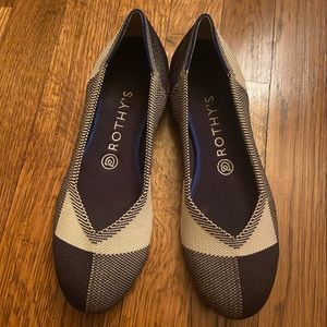 Rothy’s Black Captoe Flat shoes